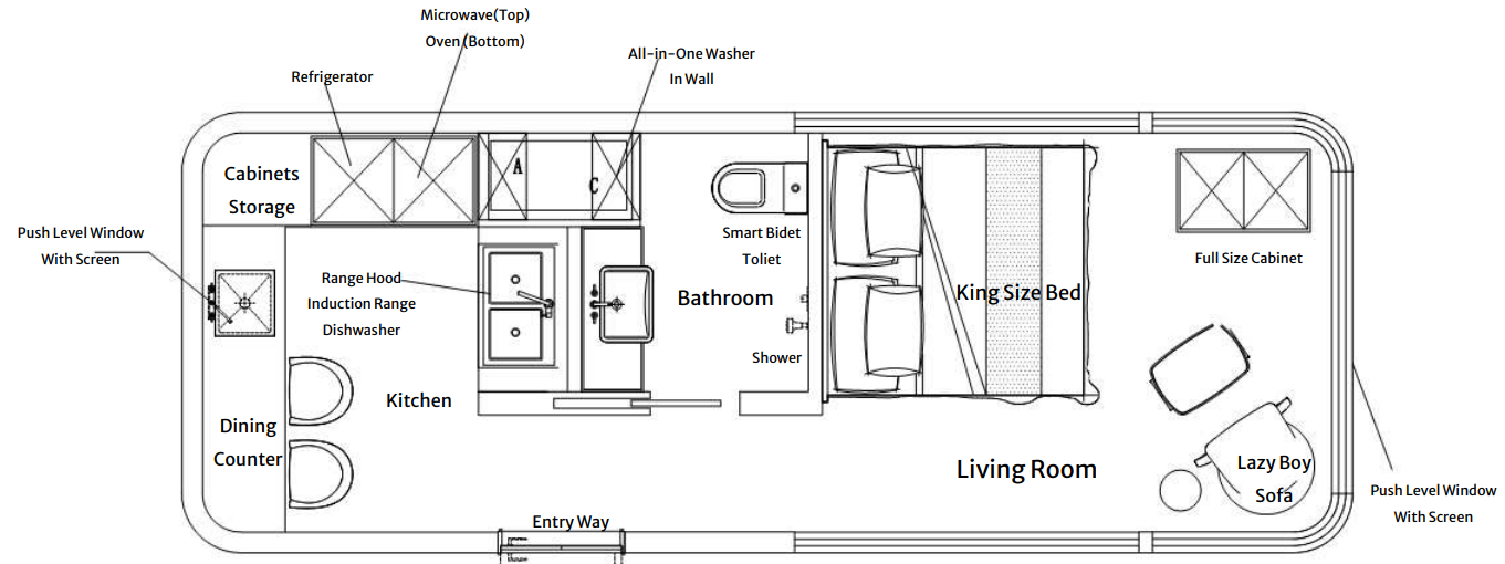 PODHOME T5 Spaceship Modular